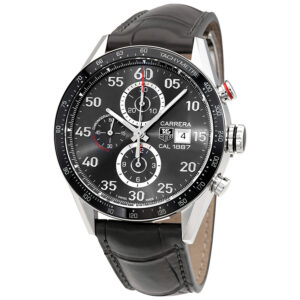 Tag Heuer Carrera Calibre 1887 'Date' Leather Strap