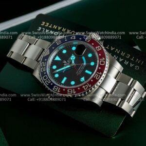 rolex gmt pepsi swiss eta movement watch india