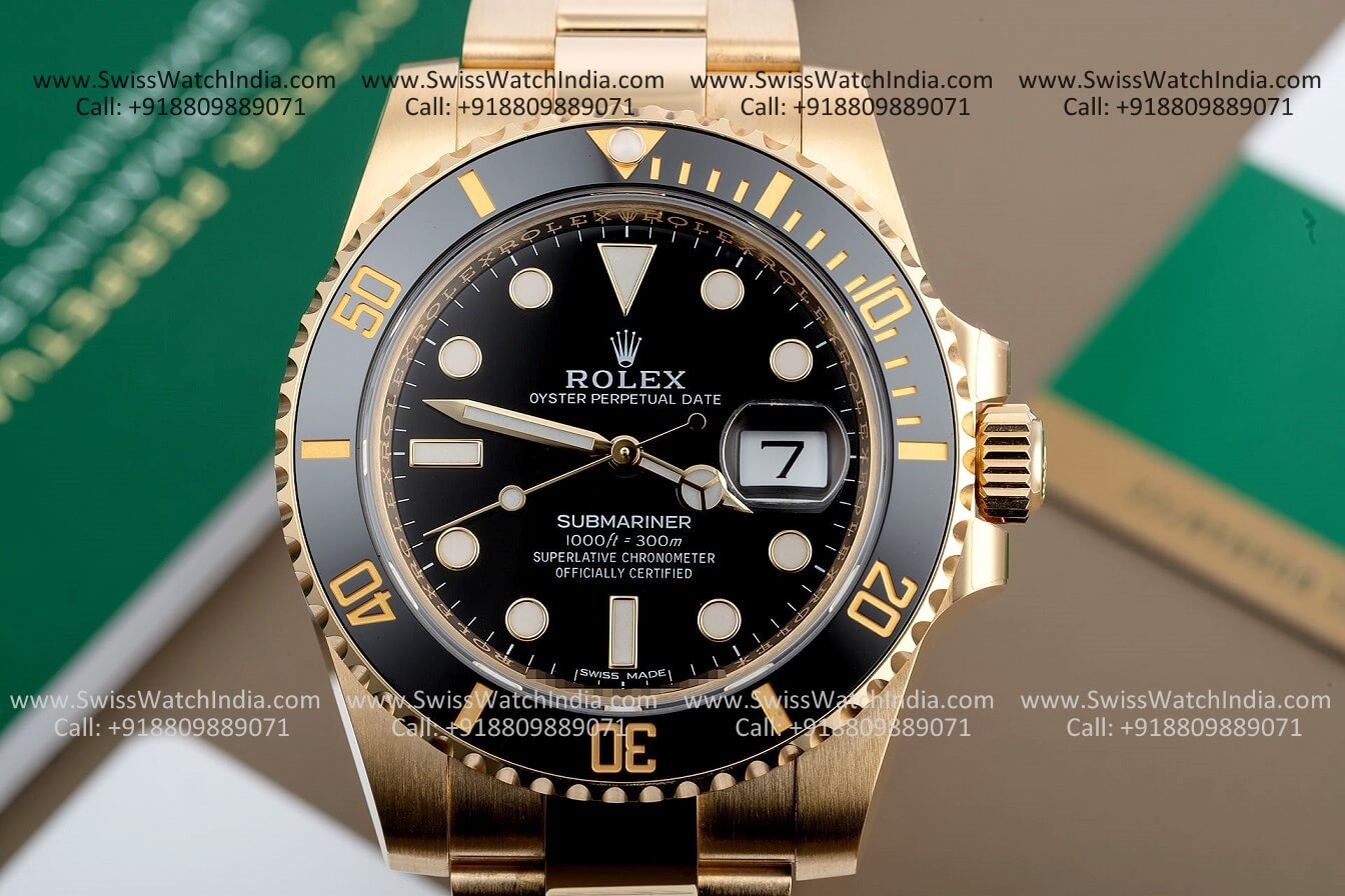 rolex gold submariner replica watch