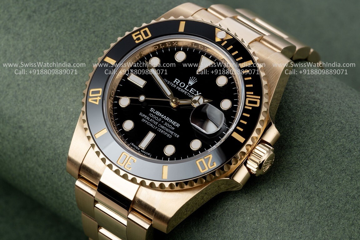 rolex gold submariner swiss replica watch