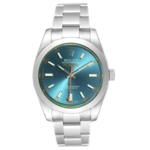 Rolex Milgauss Swiss Replica Watch | 3131 Super Clone Swiss Movement | Z-Blue Dial Ref 116400GV