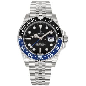 Rolex GMT Master II BATMAN Swiss Replica Watch | 3285 Super Clone Swiss Movement | Jubilee Bracelet Ref 126710BLNR