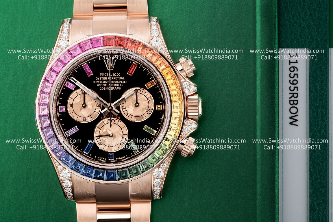 rolex daytona rainbow super clone replica watch