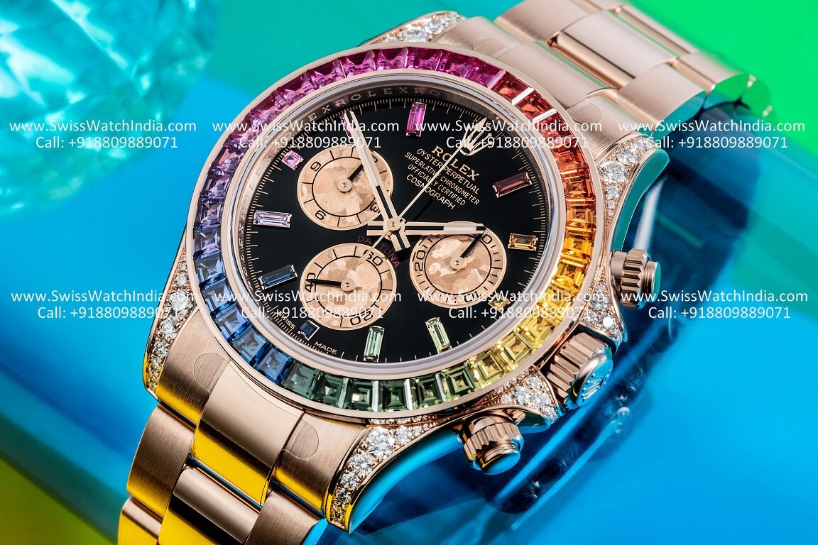 rolex daytona rainbow swiss replica watch