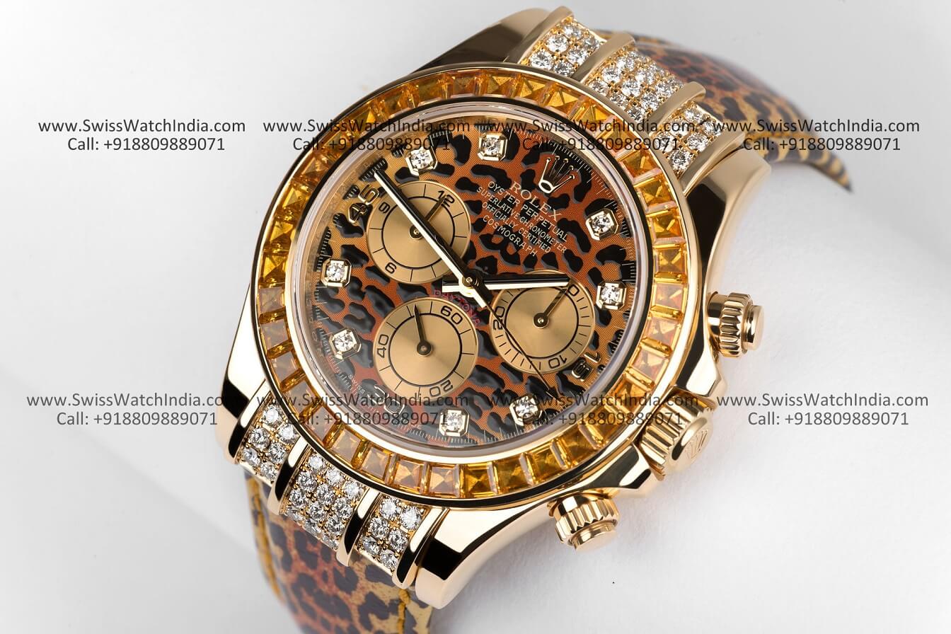 rolex daytona leopard replica watch